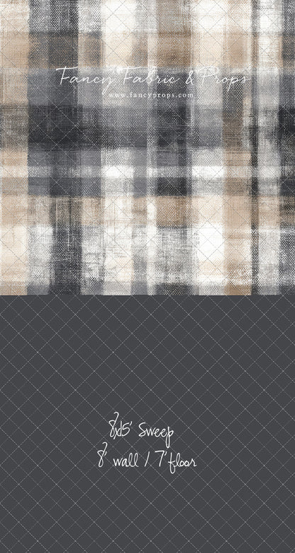 Stone & Sand Tartan - With Sweep Option