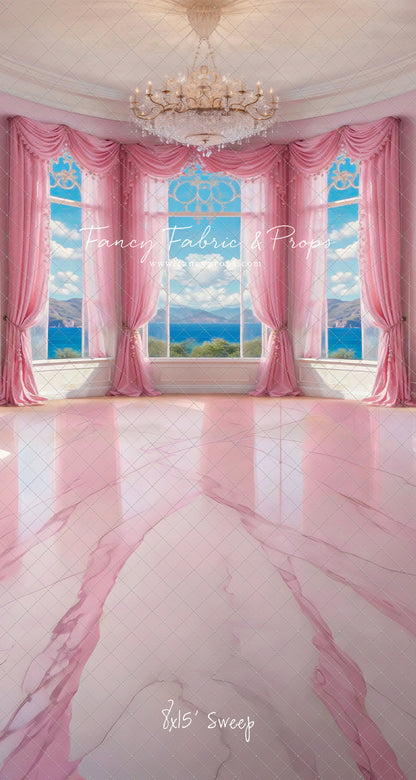 Summer Season Victorian Window - Marble Floor - With Sweep Option