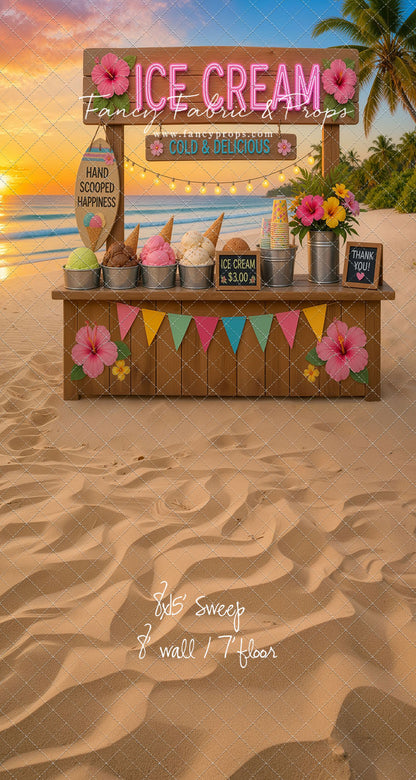 Sunset Ice Cream Stand - With Sweep Option