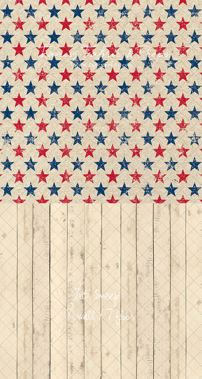 Americana Charm - With Narrow Amanda Cream Wood Floor Sweep Option