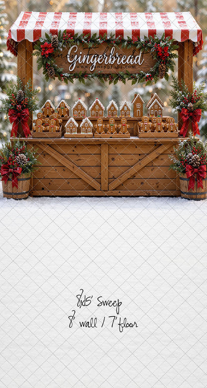 Sweet Spruce Gingerbread Stand - With Sweep Option