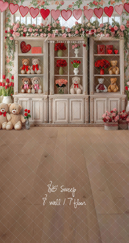 Teddy's Sweetheart Corner - With Sweep Option