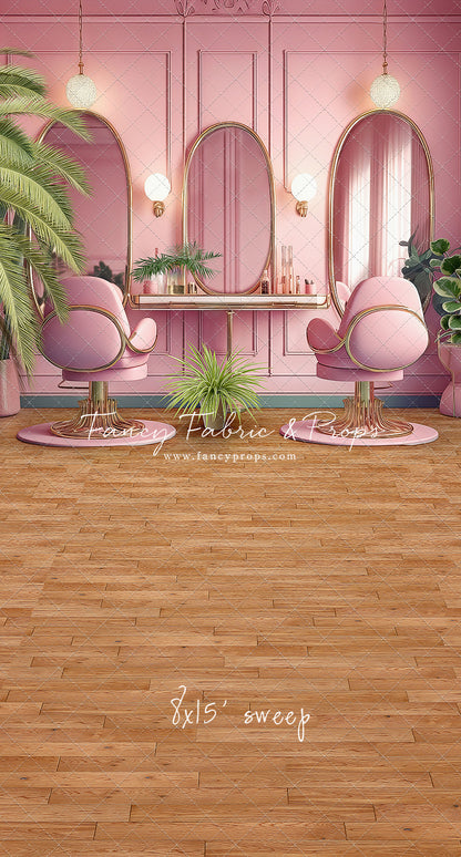 Teresa's Vanity - Wood Floor Option - With Sweep Option