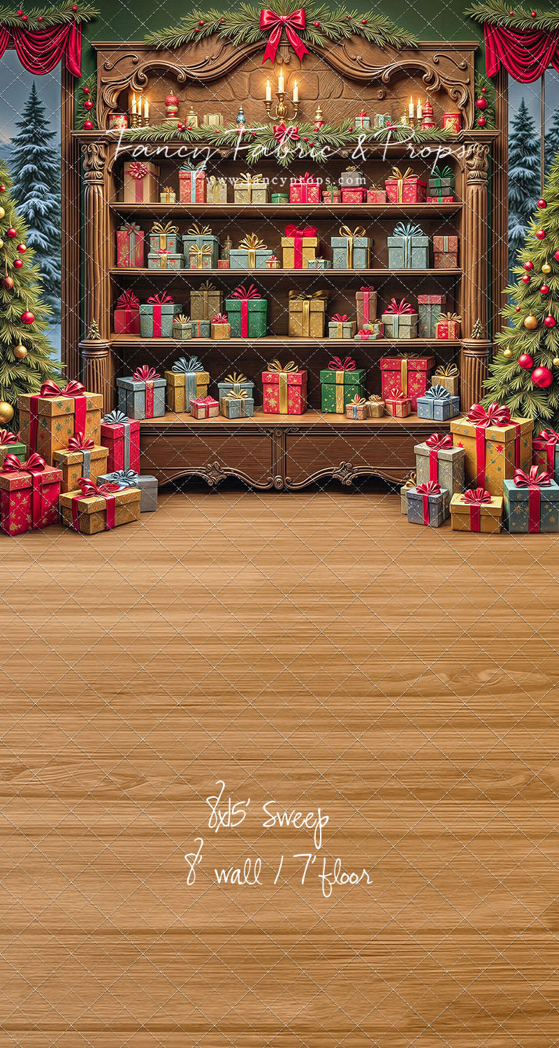 The Christmas Curio Cabinet - with Sweep Option