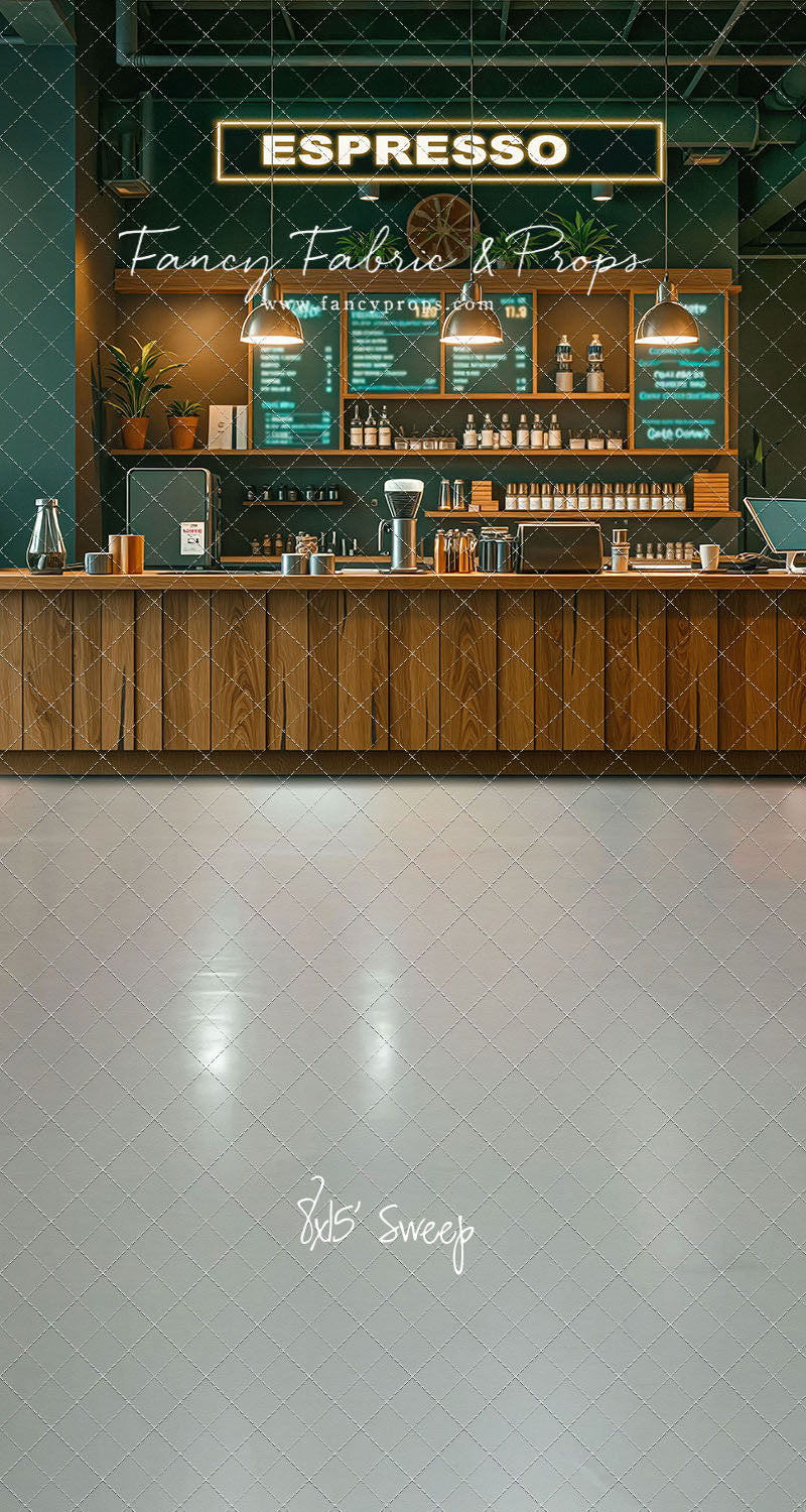 The Coffee Spot - White Floor Version - With Sweep Option