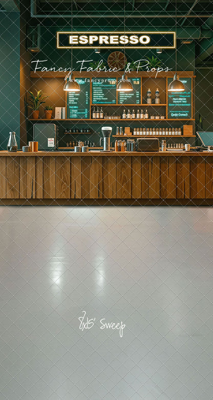 The Coffee Spot - White Floor Version - With Sweep Option