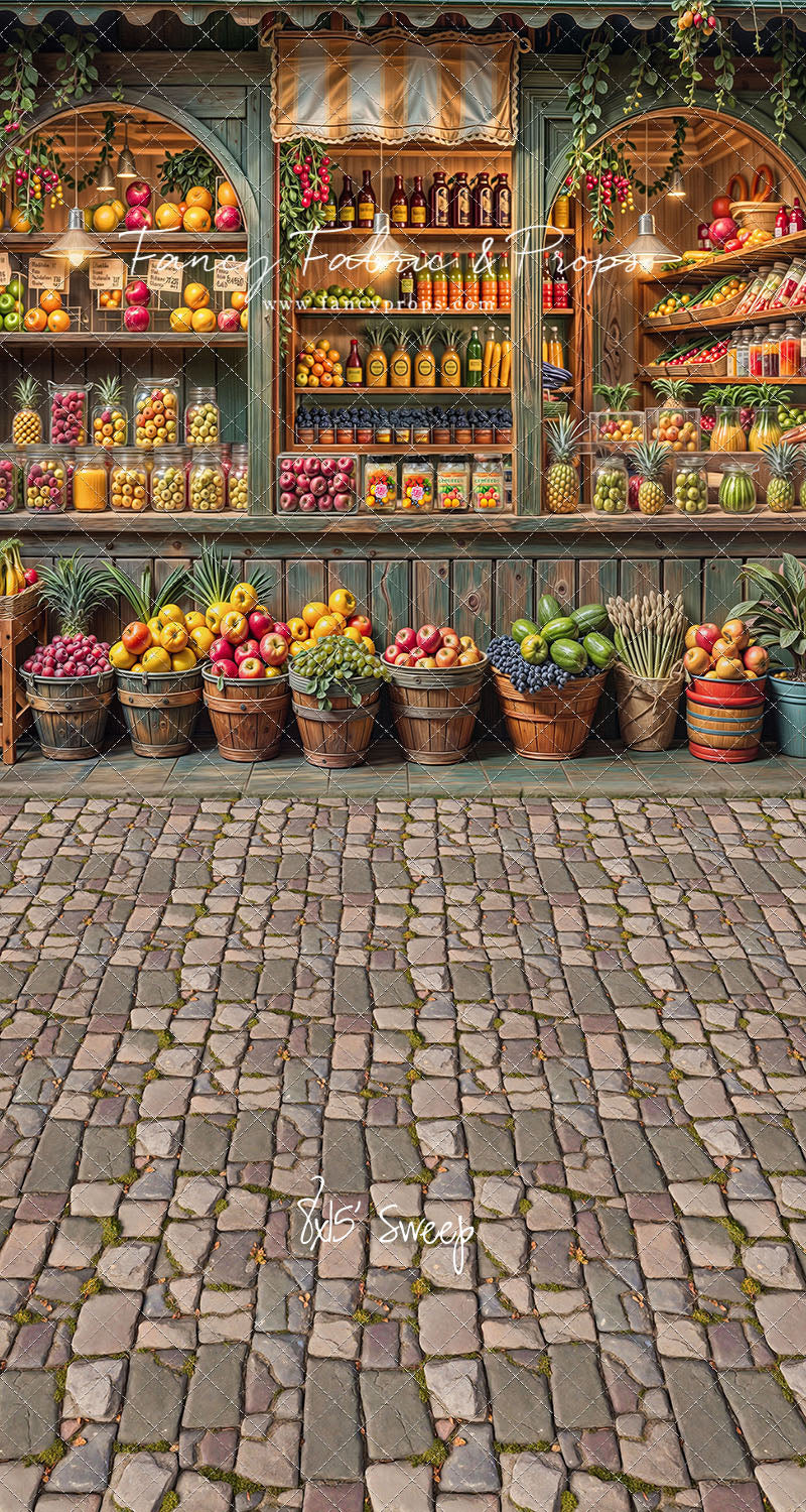 Tropical Fruit Market - With Sweep Option