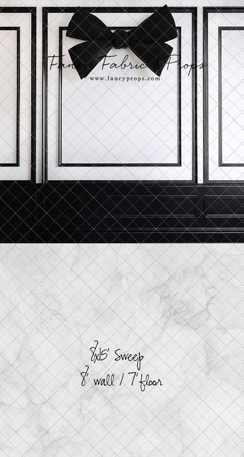 Uptown Chic - White Marble Floor - With Sweep Option