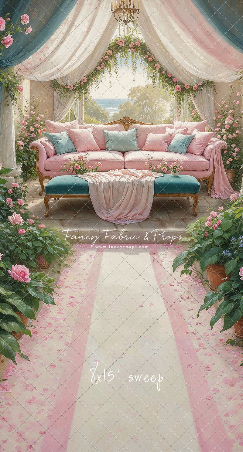 Versailles Rose Terrace - With Sweep Option