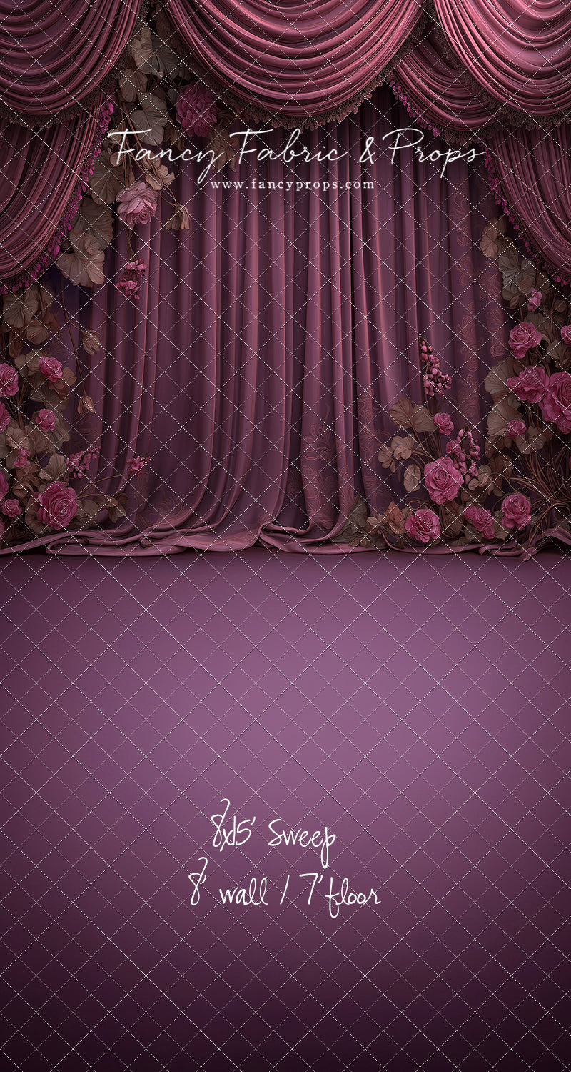 Vintage Plum Romance - With Sweep Option