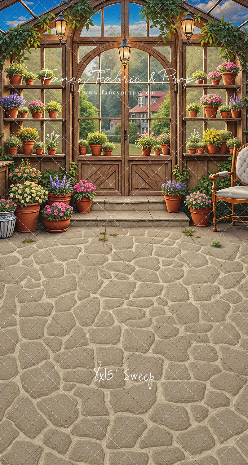 Vivid Blooming Greenhouse - With Sweep Option