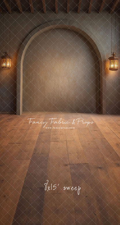 Warm Amber Alcove - With Lights - With Sweep Option