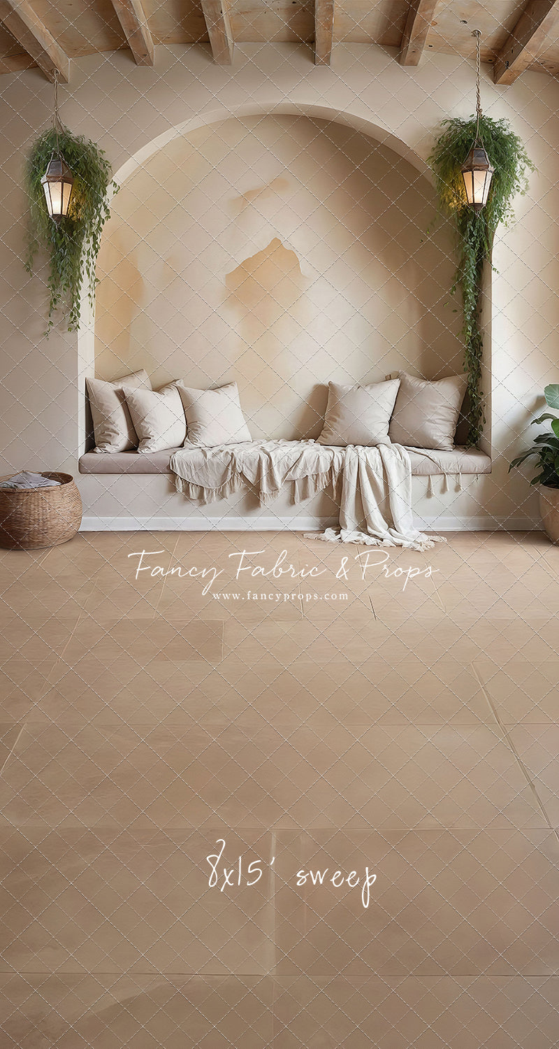 Warm Beige Comforts - Tile Floor - With Sweep Option