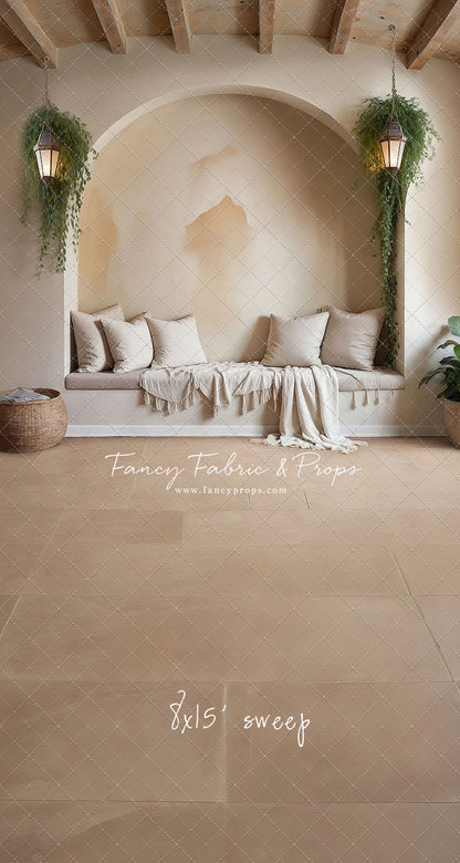 Warm Beige Comforts - Tile Floor - With Sweep Option