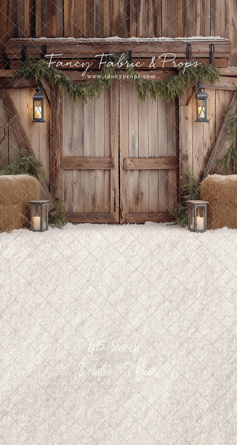 Winter Barn Entry - with Sweep Option