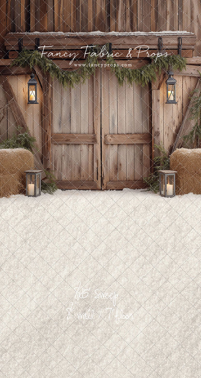Winter Barn Entry - with Sweep Option