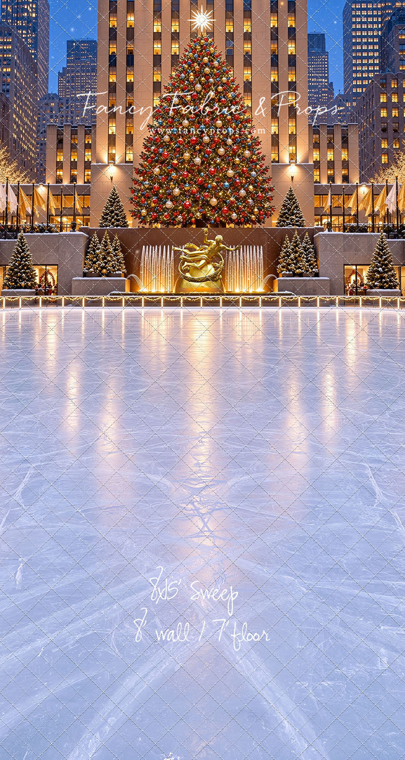 Wintertime Skating Rink - with Sweep Option