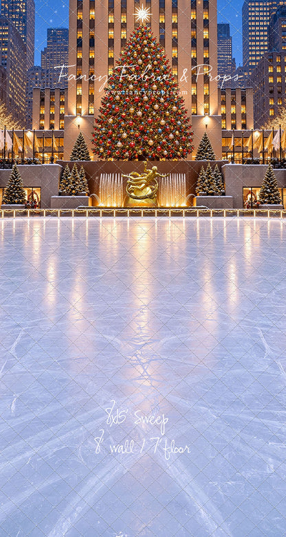 Wintertime Skating Rink - with Sweep Option