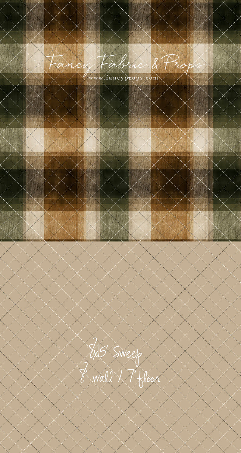 Woodland Plaid - With Sweep Option
