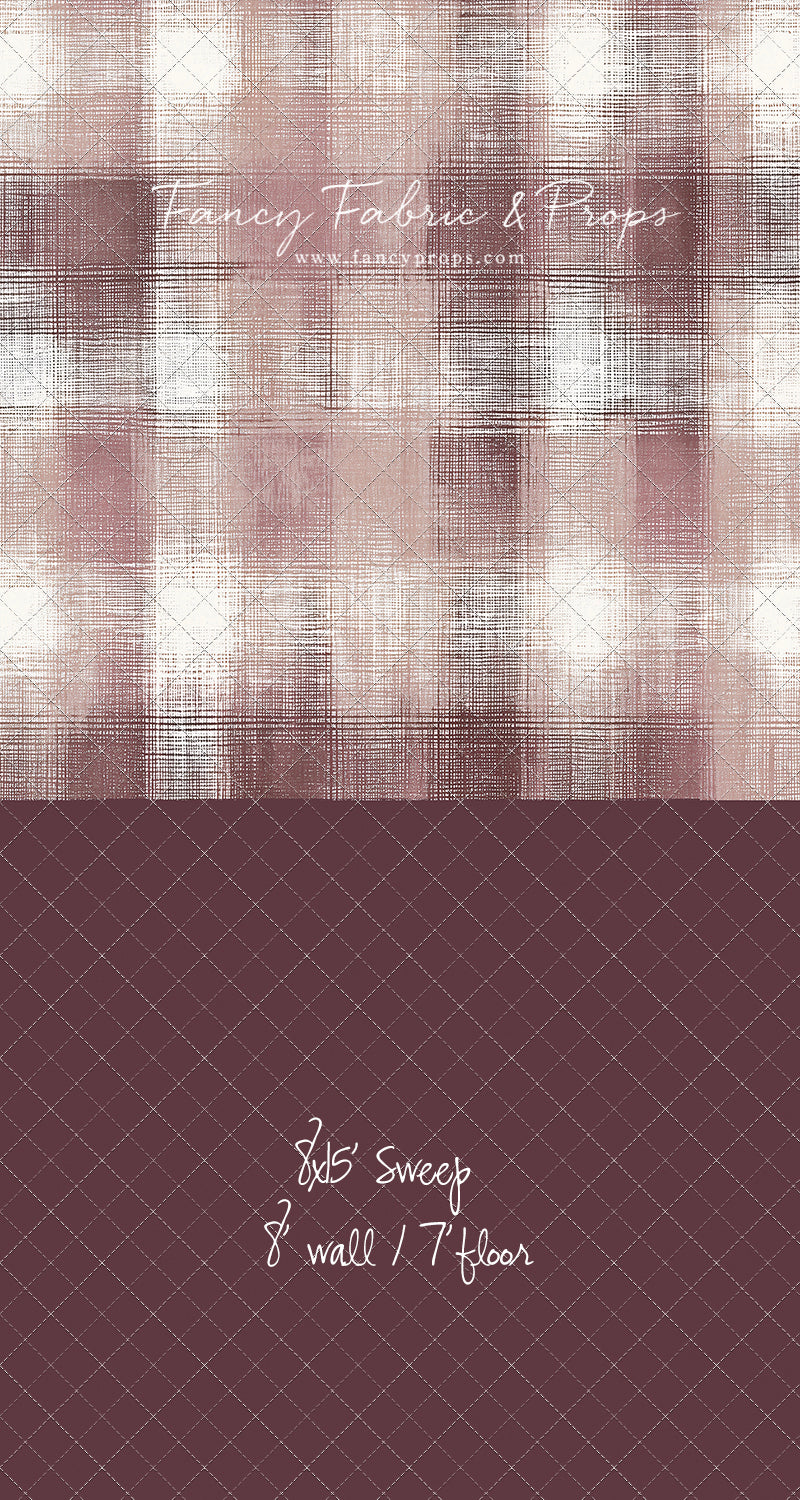 Woven Mauve - With Sweep Option