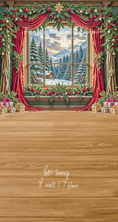 Yuletide Bloom View - with Sweep Option