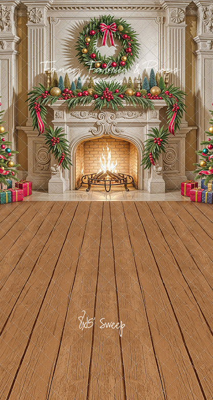 Yuletide Hearth - with Sweep Option