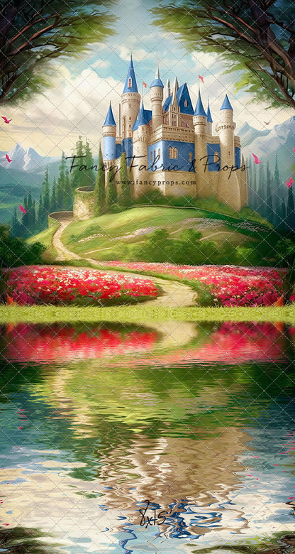 Royal Castle - Blue with Water- With Sweep Option