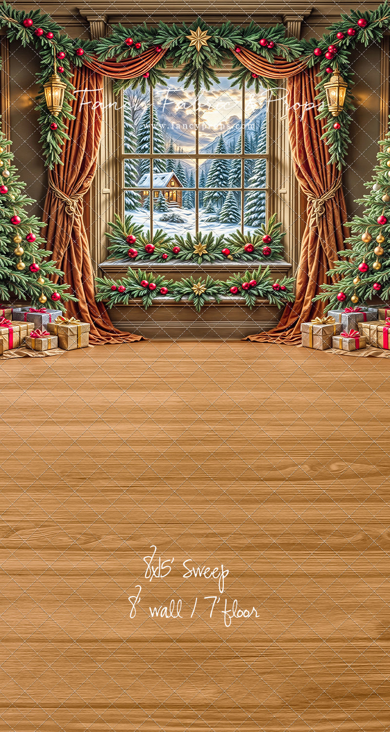 Frosted Pines & Presents - with Sweep Option