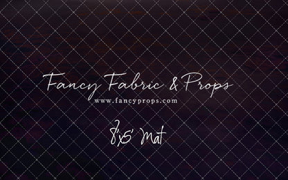 Moonlit Plum Petals Floor - Mat Floor