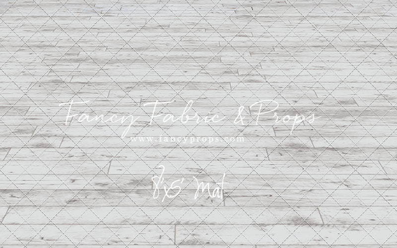 Winter White Wood - Mat Floor