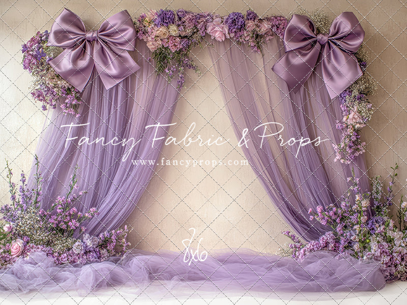 Amethyst Bow Blooms - With Sweep Option