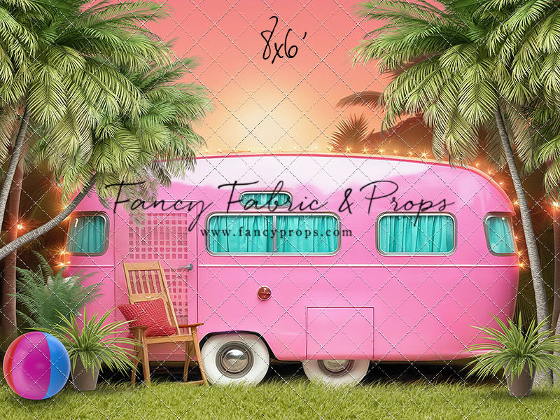 Barbie's Glamper Getaway - Grass Floor - With Sweep Option