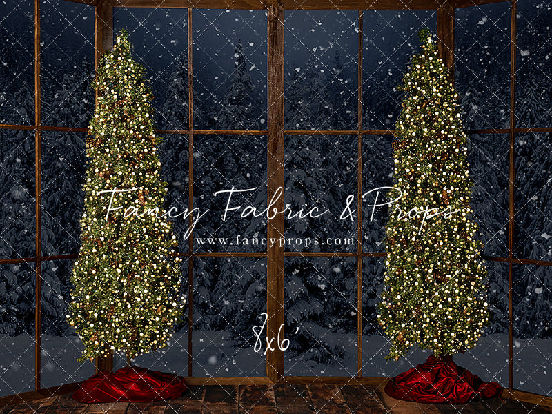 Bay Window With Trees