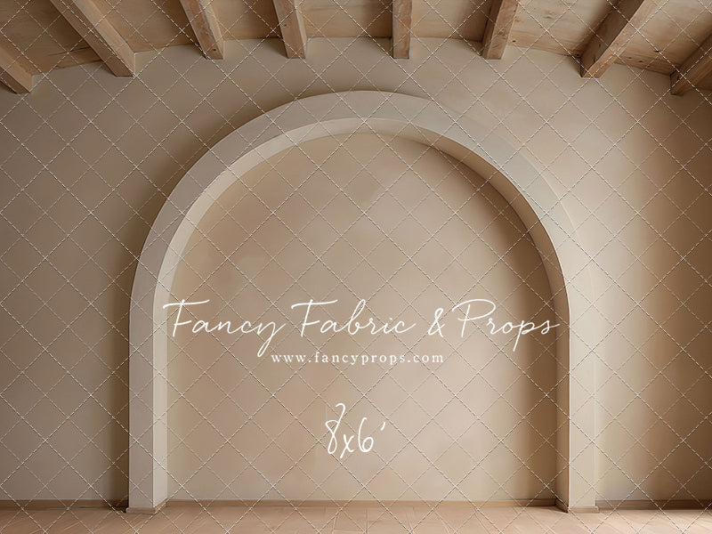 Beige Elegant Arch - Wood Floor - With Sweep Option