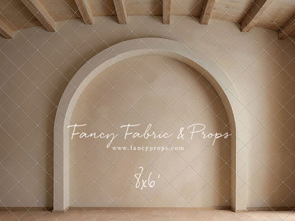 Beige Elegant Arch - Wood Floor - With Sweep Option