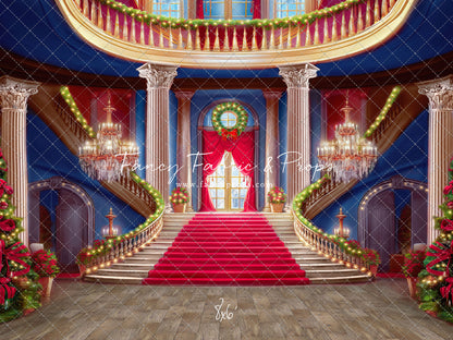 Belle's Royal Staircase -Wood Floor with Lights - With Sweep Option