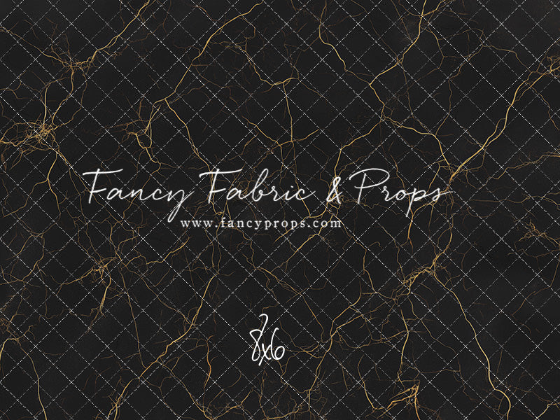 Black & Gold Marble - Floor