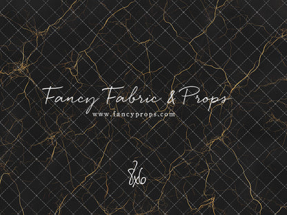 Black & Gold Marble - Floor