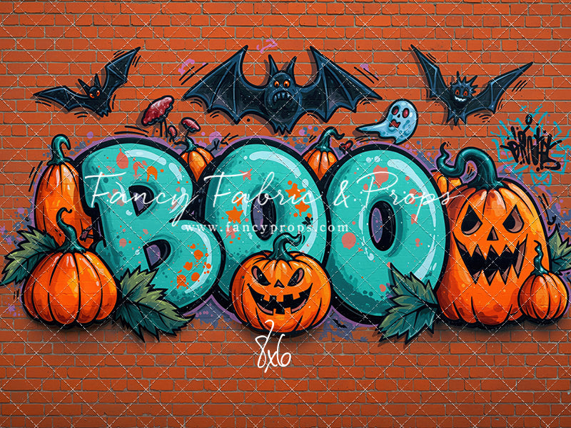Boo Crew Graffiti Wall - With Sweep Option