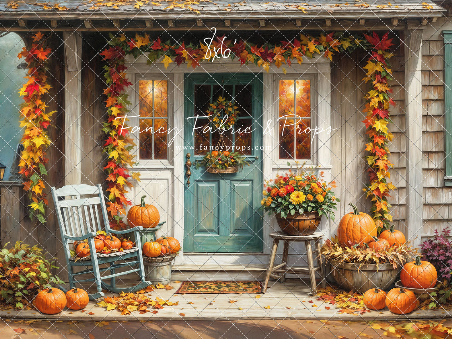 Charming Autumn Porch - With Sweep Option