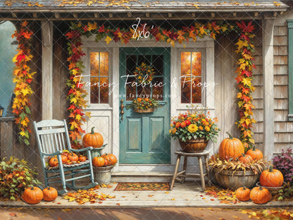 Charming Autumn Porch - With Sweep Option