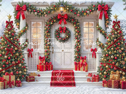 Christmas Front Porch Classic - With Sweep Option