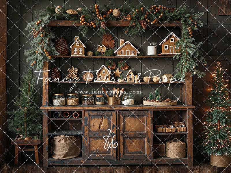 Christmas Kitchen Charm - With Sweep Option