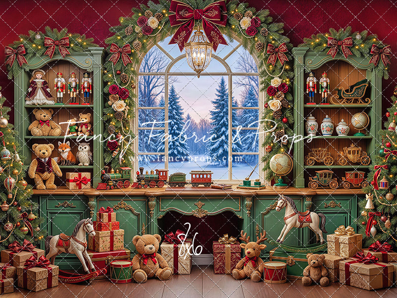 Christmas Toy Cabinet - with Sweep Option