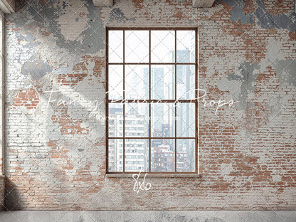 City Brick Canvas - With Sweep Option