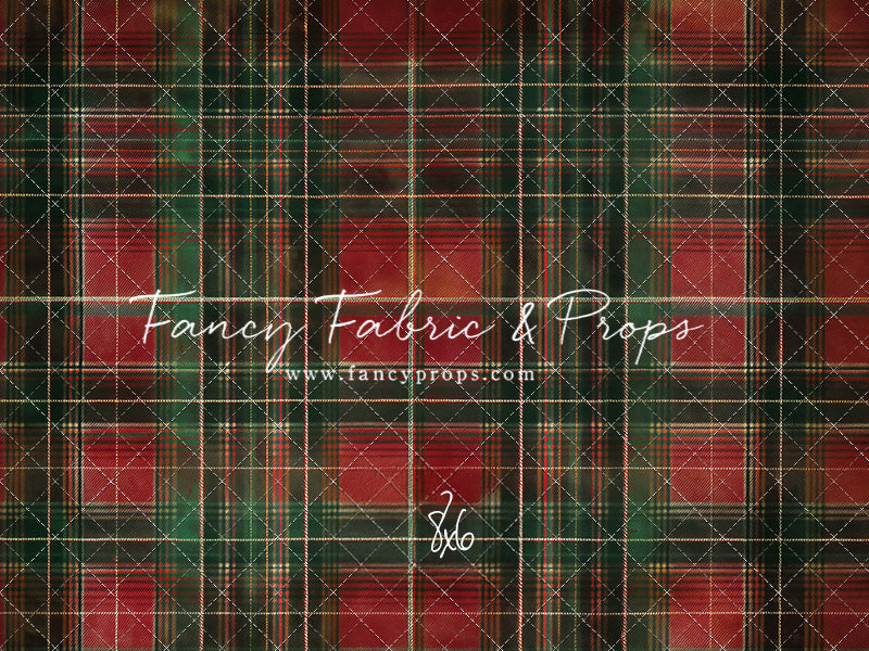 Classic Christmas Plaid - With Sweep Option