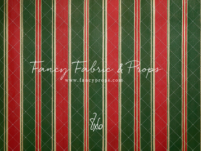 Classic Christmas Stripe - With Sweep Option