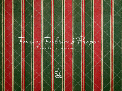 Classic Christmas Stripe - With Sweep Option