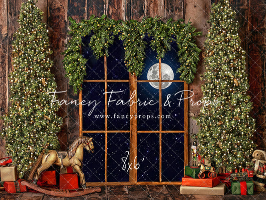 Classic Rustic Window With Trees - Mini Room