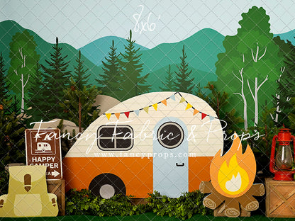 RTS Cool Little Camper- 8x6' Wrinkle-Free Fabric - Slightly Dark - 60% Off